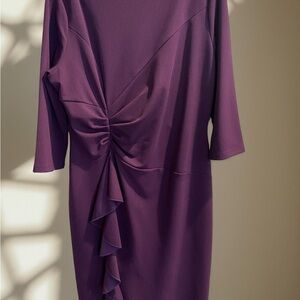 Elegant Purple Women's Dress